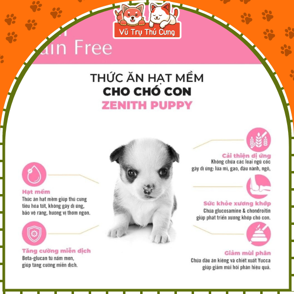 Hạt mềm Zenith Puppy cho Chó con