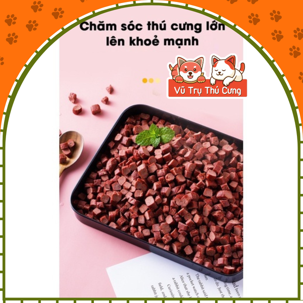 Snack thịt bò que, viên bò cho Chó Yuchang 500g