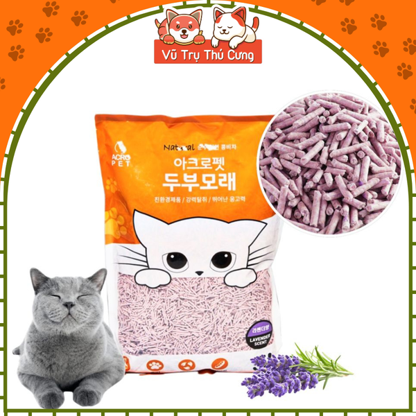 Cát đậu nành Pura Acropet cho mèo 5L