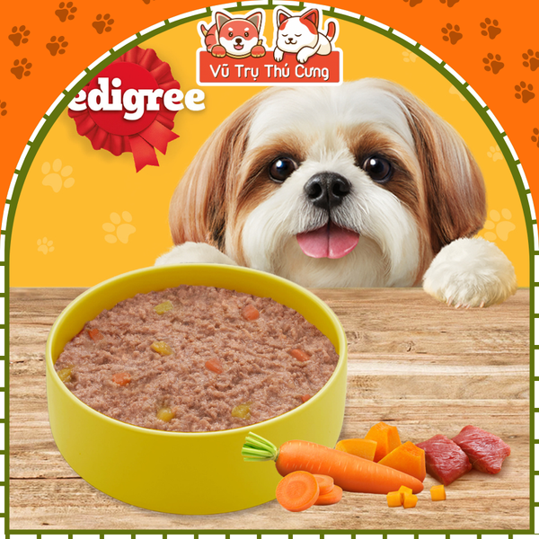 Pate cho chó Pedigree xuất xứ Thái Lan