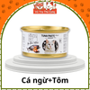 Pate cho mèo King Pet ca sĩ Bảo Anh, cá ngừ mix 8 vị thơm ngon dinh dưỡng cho Mèo