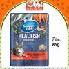 Pate Snappy Tom cho Mèo gói 85g, thành phần thịt thật, không ngũ cốc