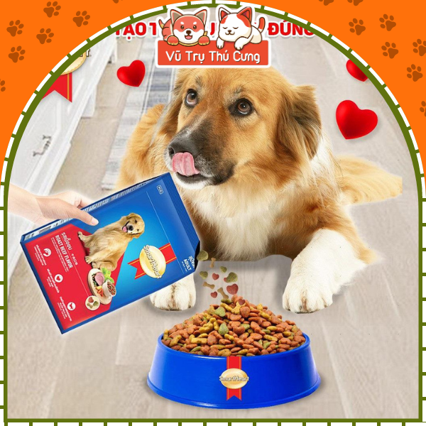 Thức ăn cho chó Hạt Smartheart 3Kg - Dành cho chó con, chó trưởng thành