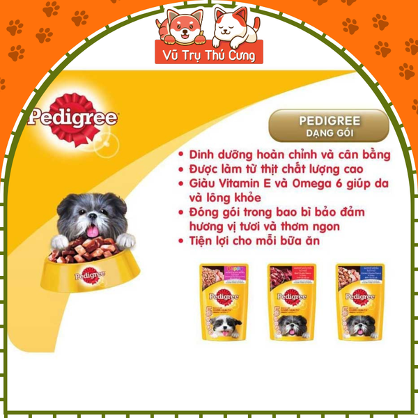 Pate cho chó Pedigree xuất xứ Thái Lan