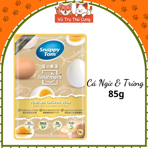 Pate Snappy Tom Trái Cây Cho Mèo 70g