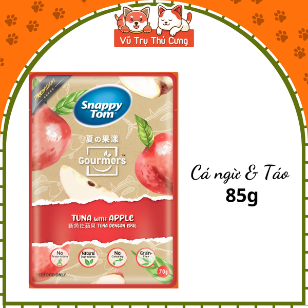 Pate Snappy Tom Trái Cây Cho Mèo 70g