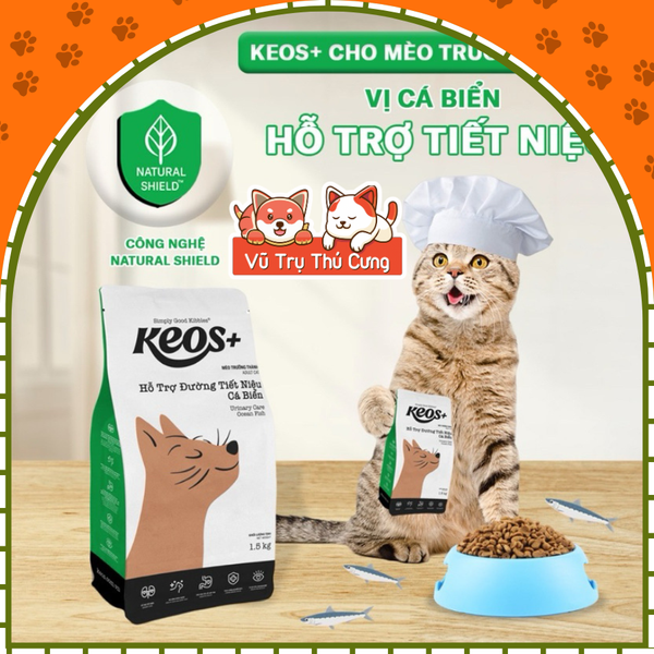Thức Ăn Hạt Keos Cho Mèo Kén Ăn 350g