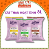 Cát vệ sinh cho mèo Lapaw Than hoạt tính 8L2