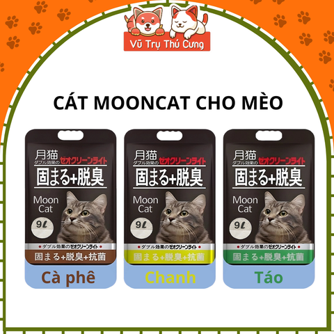 Cát Vệ Sinh Cho Mèo Khử Mùi Hiệu Quả MoonCat 9L
