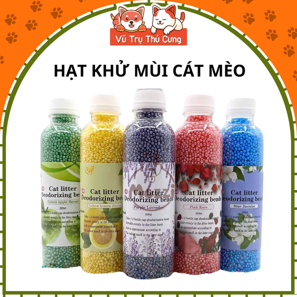 Hạt Khử Mùi Cho Cát Mèo Than Hoạt Tính