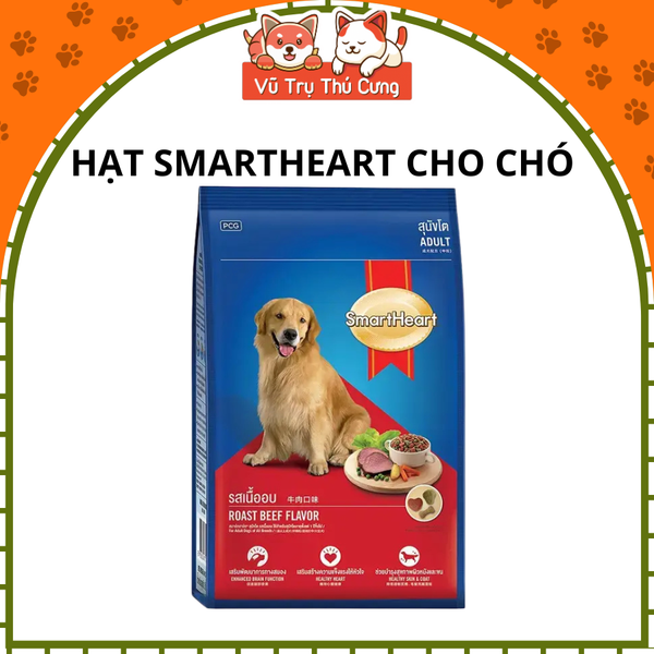 Thức ăn hạt cho Chó trưởng thành Smartheart Thái Lan 1,5Kg