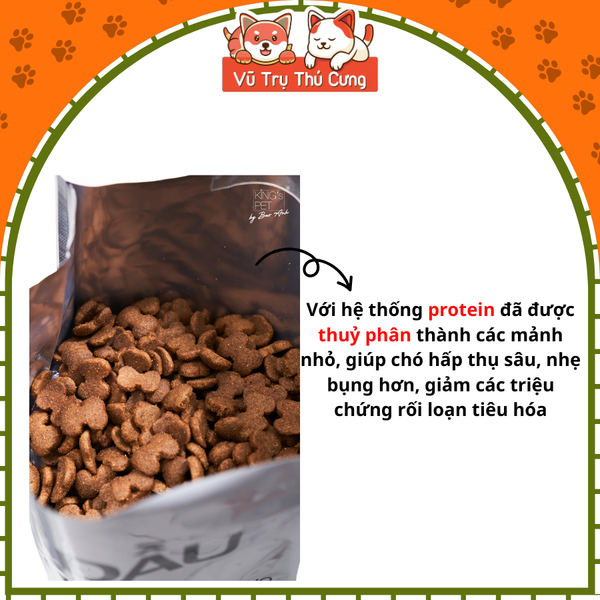 Hạt Cho Chó Bổ Sung Dầu Cá Hồi King's Pet2