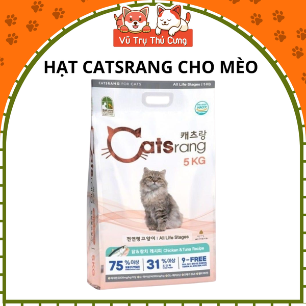 Thức ăn Hạt Catsrang 5Kg cho Mèo mọi độ tuổi từ Hàn Quốc