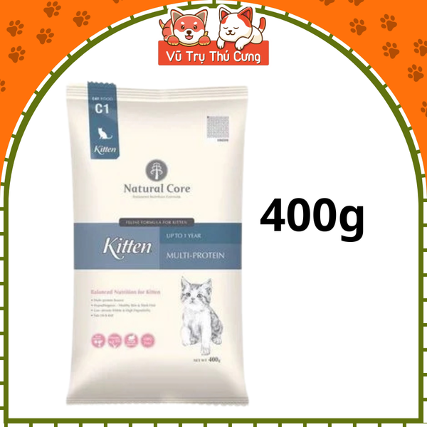 Hạt hữu cơ cho Mèo con Natural Core Bene C1
