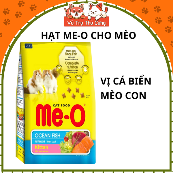 Thức Ăn Hạt Me-O Cho Mèo Nhiều Hương Vị Dinh Dưỡng