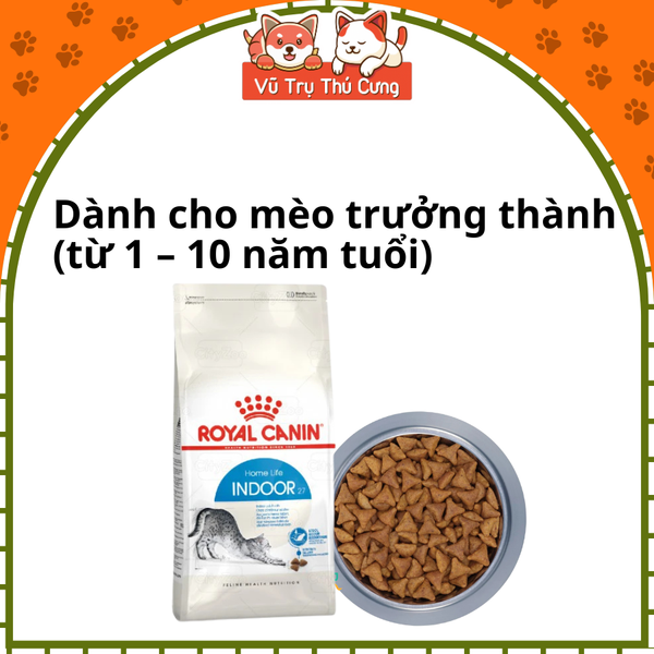 Hạt cho Mèo trưởng thành Royal Canin Indoor 500g/1kg2