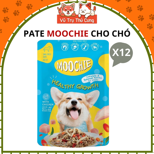 [SIÊU TIẾT KIỆM] Combo Pate Moochie dành cho Chó Con - Hỗ trợ dinh dưỡng, tăng cường sức khỏe