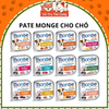 Pate cho Chó MONGE hộp 100g, từ Thịt và Rau củ quả, cung cấp chất xơ và Vitamin cho Chó