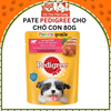 Thức ăn Pate cho chó con PEDIGREE dạng sốt vị bò, trứng và rau 80g
