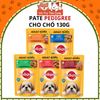 Combo 12 gói Pate Pedigree cho Chó Con, Chó Trưởng Thành 130g