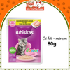 Pate Whiskas dành cho mèo con, mèo trưởng thành 80g