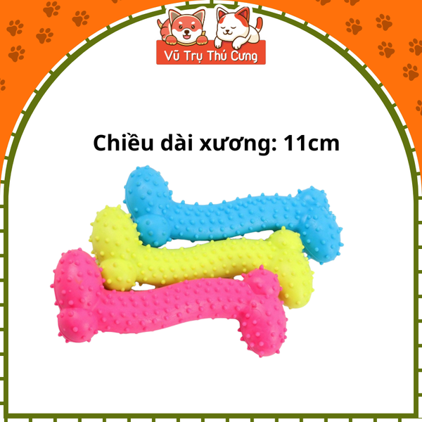 Đồ Chơi Xương Gặm Cao Su Cho Chó Mèo Làm Sạch Răng (mẫu chữ Z)