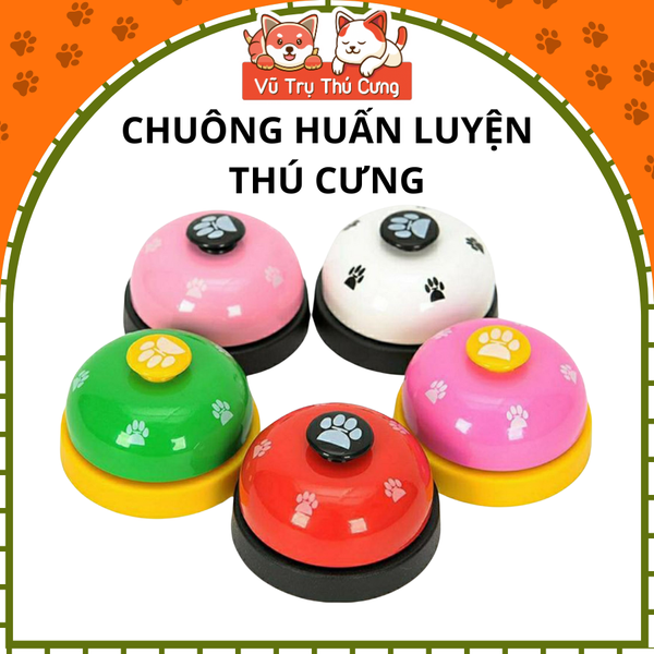Chuông huấn luyện chó mèo, dạy nghe lời, đồ chơi cho thú cưng