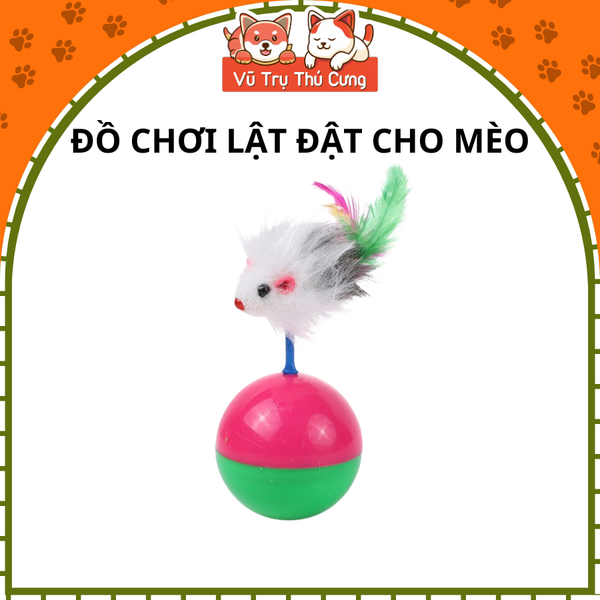 Đồ Chơi Chuột Lật Đật Cho Mèo Tương Tác