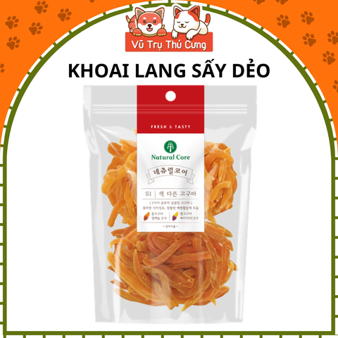 Khoai Lang Sấy Dẻo Cho Chó Mèo Natural Core