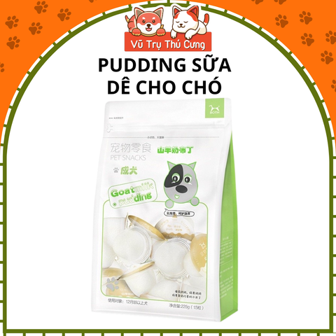 Viên Pudding sữa dê lợi khuẩn, bổ sung Canxi cho Chó