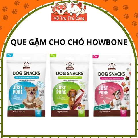 Que Gặm Cho Chó Bổ Sung Rau Củ Howbone 75g