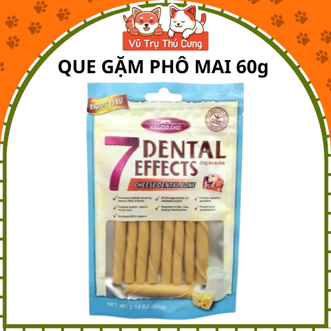 Xương gặm phô mai sạch răng thơm miệng cho chó 7 Dental Effects