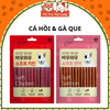 Snack Que Mềm Vị Cá Hồi Gà Cho Chó Bowwow Hàn Quốc 150g