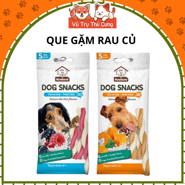 Snack Xương Gặm Sạch Răng Chó Chó Howbone Dai Dai
