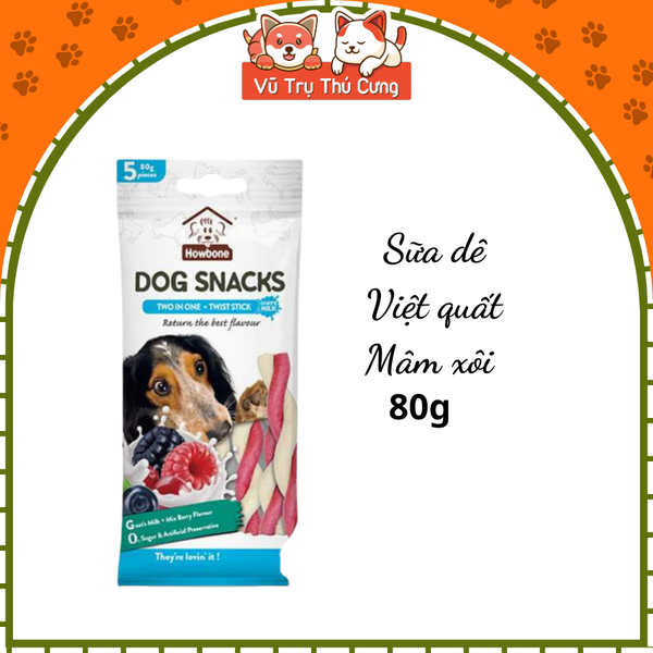 Snack Xương Gặm Sạch Răng Chó Chó Howbone Dai Dai