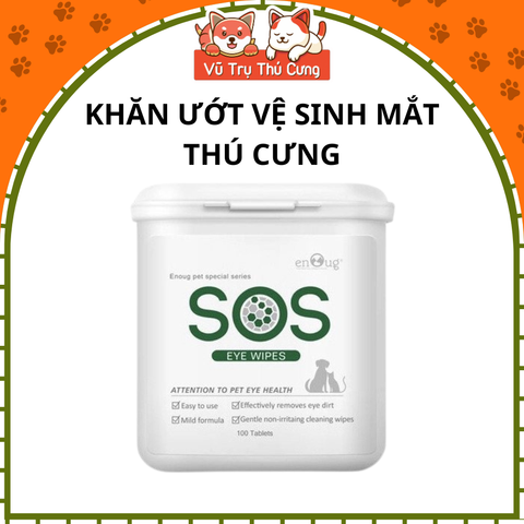 Khăn lau ố mắt, lau lỗ tai Chó Mèo l Vệ sinh mắt mũi tai Chó Mèo, Lau mắt cho mèo