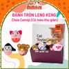 Đồ chơi banh tròn hình thú chứa chuông & catnip FOFOS2