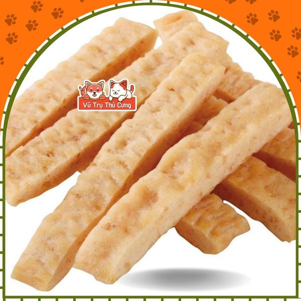 Snack Cho Chó Que Gà Nướng Mềm Saya Doggy Man 100g