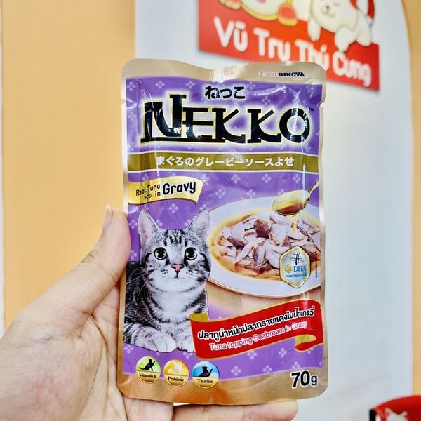 Pate Nekko Thái Lan Cho Mèo Mọi Lứa Tuổi 70g