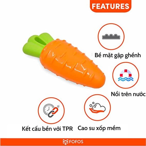 Đồ chơi gặm cho chó phát ra tiếng hình trái cây FOFOS