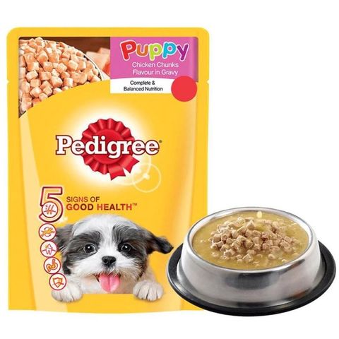 Pate Cho Chó Con Pedigree 130g, Gà nấu sốt