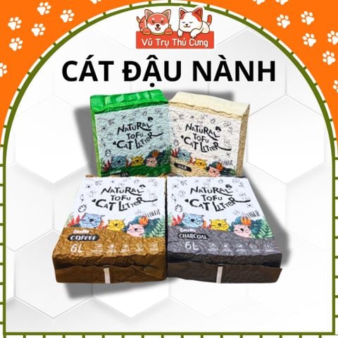Cát Vệ Sinh Cho Mèo Đậu Nành Catsme 6L