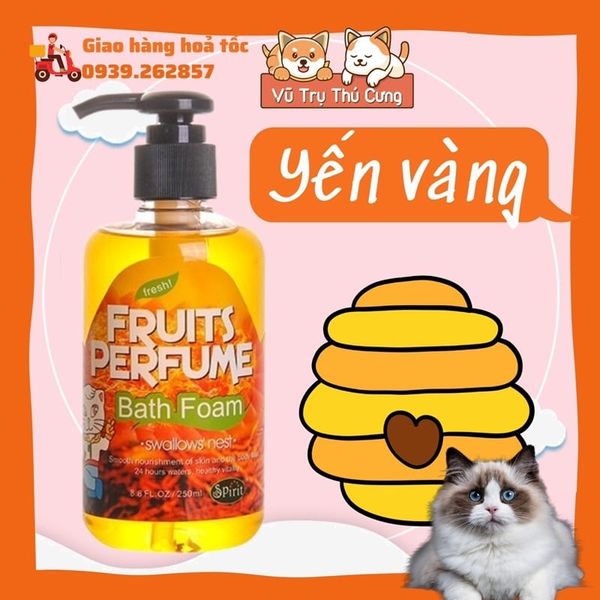 Sữa Tắm Cho Mèo Hương Trái Cây Spirit 250ml