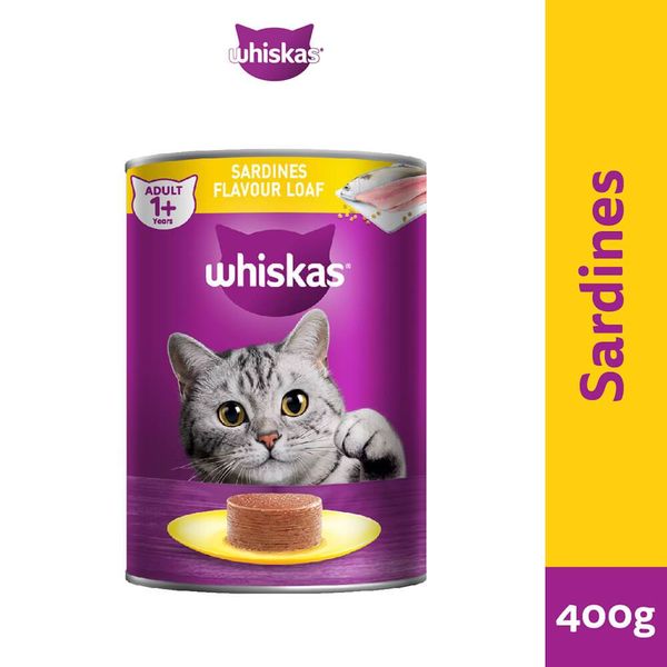 Pate Lon Whiskas cho Mèo trưởng thành 400g