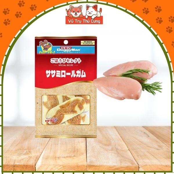 Snack Cho Chó Bánh Da Bò Phủ Thịt Gà DoggyMan