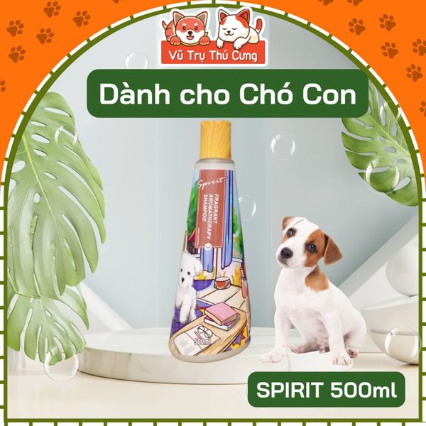 Sữa tắm nước hoa thơm lâu cho Chó Spirit nắp gỗ 500ml