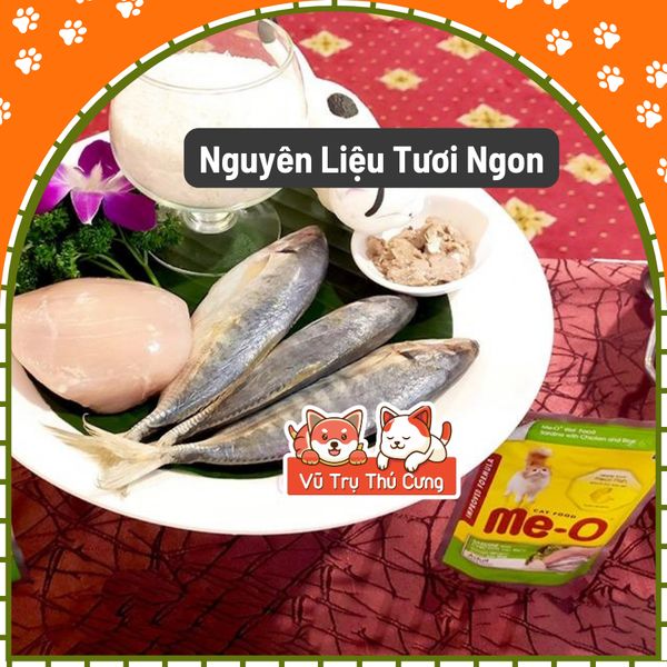 Pate Me-O Wet Cho Mèo Giàu Dinh Dưỡng Gói 80g