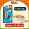 Combo 12 gói Pate Smartheart cho Chó trưởng thành, Chó con 130g