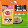 Pate Cho Chó Con Pedigree 130g, Gà nấu sốt