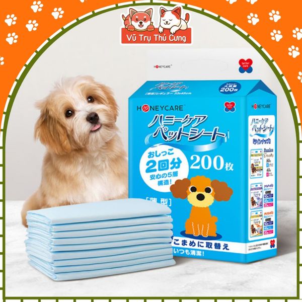 Tã lót chuồng vệ sinh cho Chó Mèo Honey Care Standard siêu thấm hút